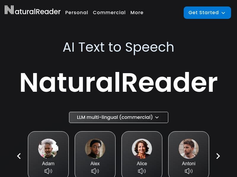 Natural Reader screenshot